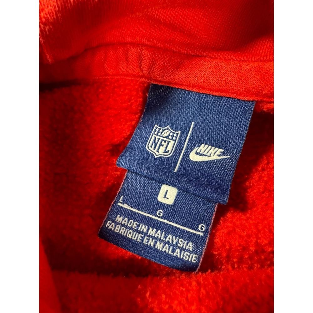 Nike Tampa Bay Buccaneers Hoodie Red NFL Football Pullover Sweatshirt Size Large - Picture 5 of 7